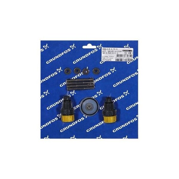 Kit, Valve / Diaphragm SD-S-PVC/E/C-2 Dosing Pump Kits - Chemical Metering Pumps